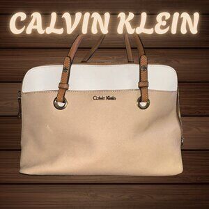 Calvin Klein Handbag beige and brown used